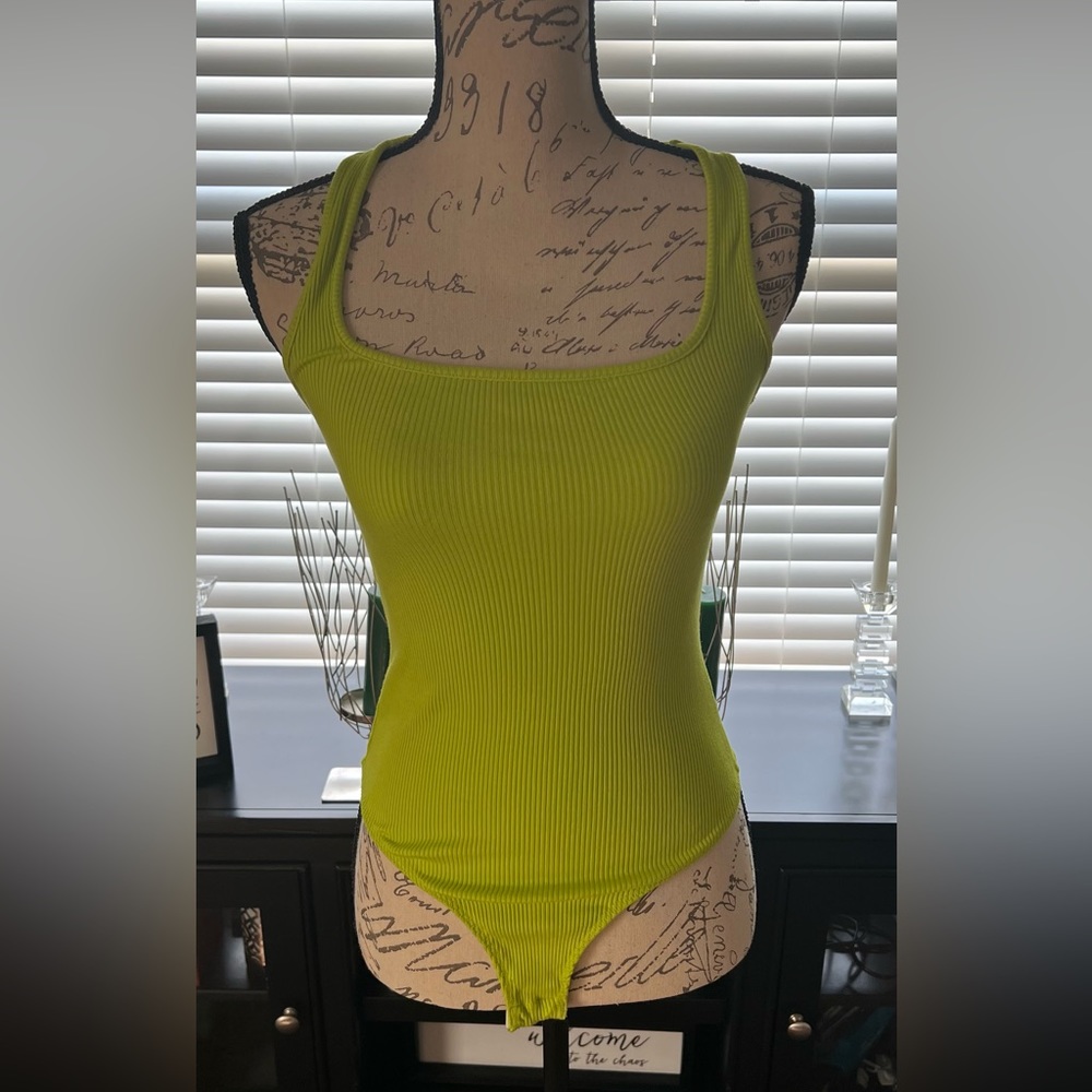 Lulu’s lime green body suit- never worn